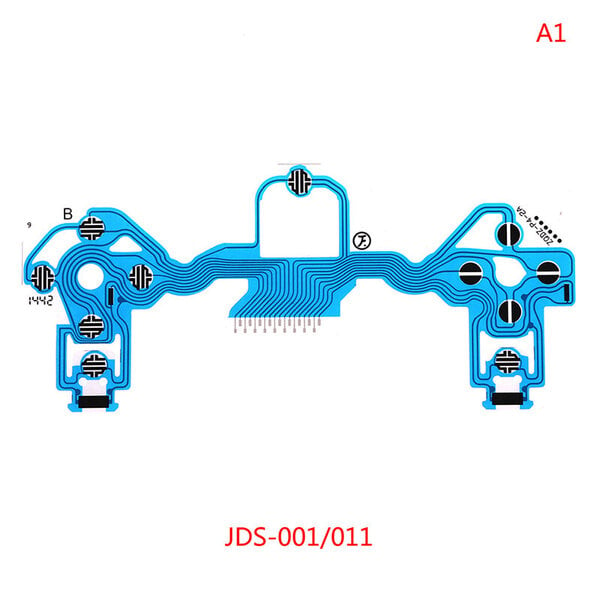 Vaihtopainikkeet Nauhapiirilevy PS4 Dualshock 4 Pro Slim Controllerille johtavalle kalvonäppäimistölle joustokaapeli PCB