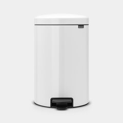 Brabantia NewIcon Poljinroska-astia 20L, White hinta ja tiedot | Roska-astiat | hobbyhall.fi