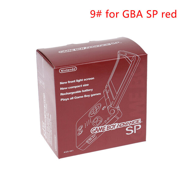 1kpl GBA/GBC/GBA SP/GB DMG-pelikonsoliin Uusi pakkauslaatikko Gameboy Advance New Packaging -suojakotelolle