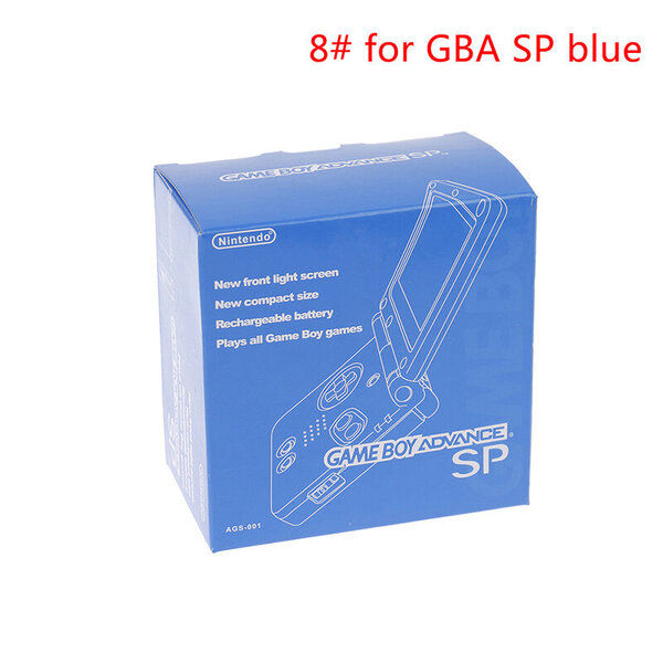 1kpl GBA/GBC/GBA SP/GB DMG-pelikonsoliin Uusi pakkauslaatikko Gameboy Advance New Packaging -suojakotelolle