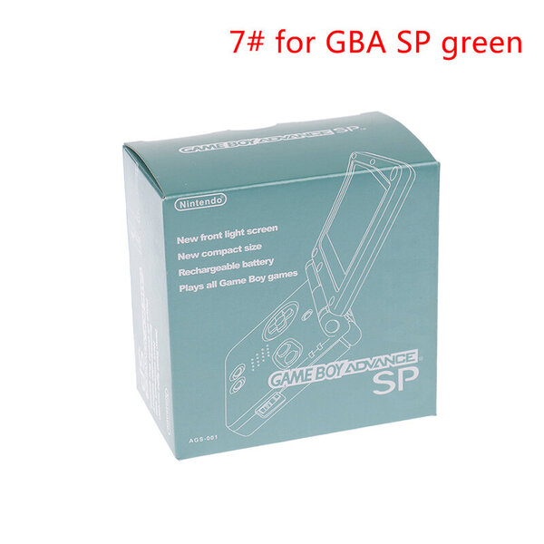 1kpl GBA/GBC/GBA SP/GB DMG-pelikonsoliin Uusi pakkauslaatikko Gameboy Advance New Packaging -suojakotelolle