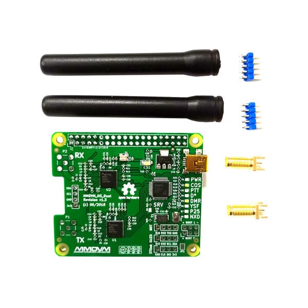 jumbospot UHF & VHF antenni + alumiinikuori MMDVM hotspot Tuki P25 DMR YSF vadelma pi