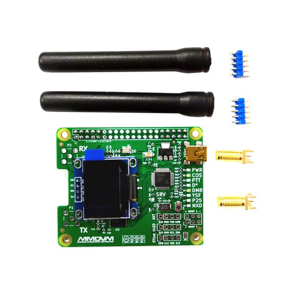 jumbospot UHF & VHF antenni + alumiinikuori MMDVM hotspot Tuki P25 DMR YSF vadelma pi