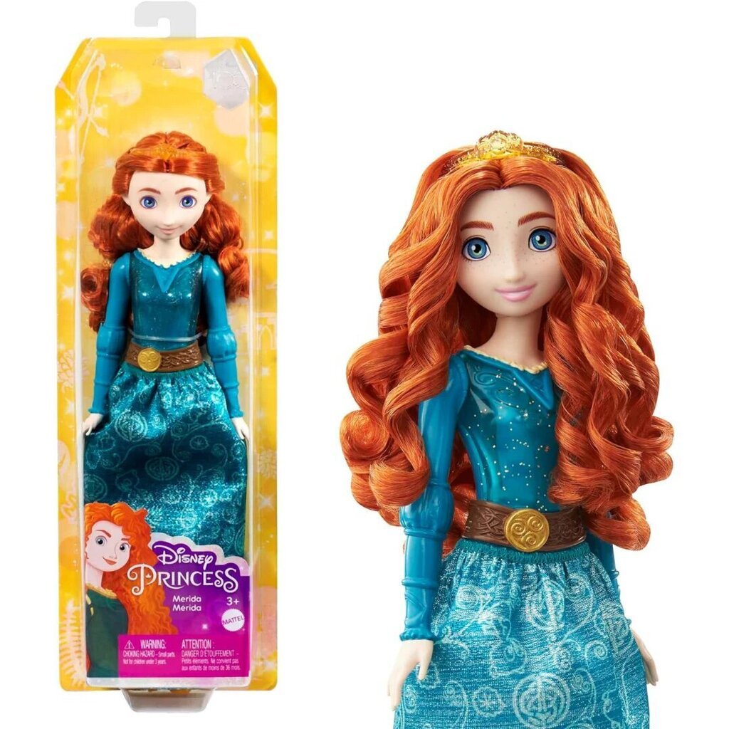 Nukke Disney Princess Merida HLW13, 33 cm hinta ja tiedot | Tyttöjen lelut | hobbyhall.fi