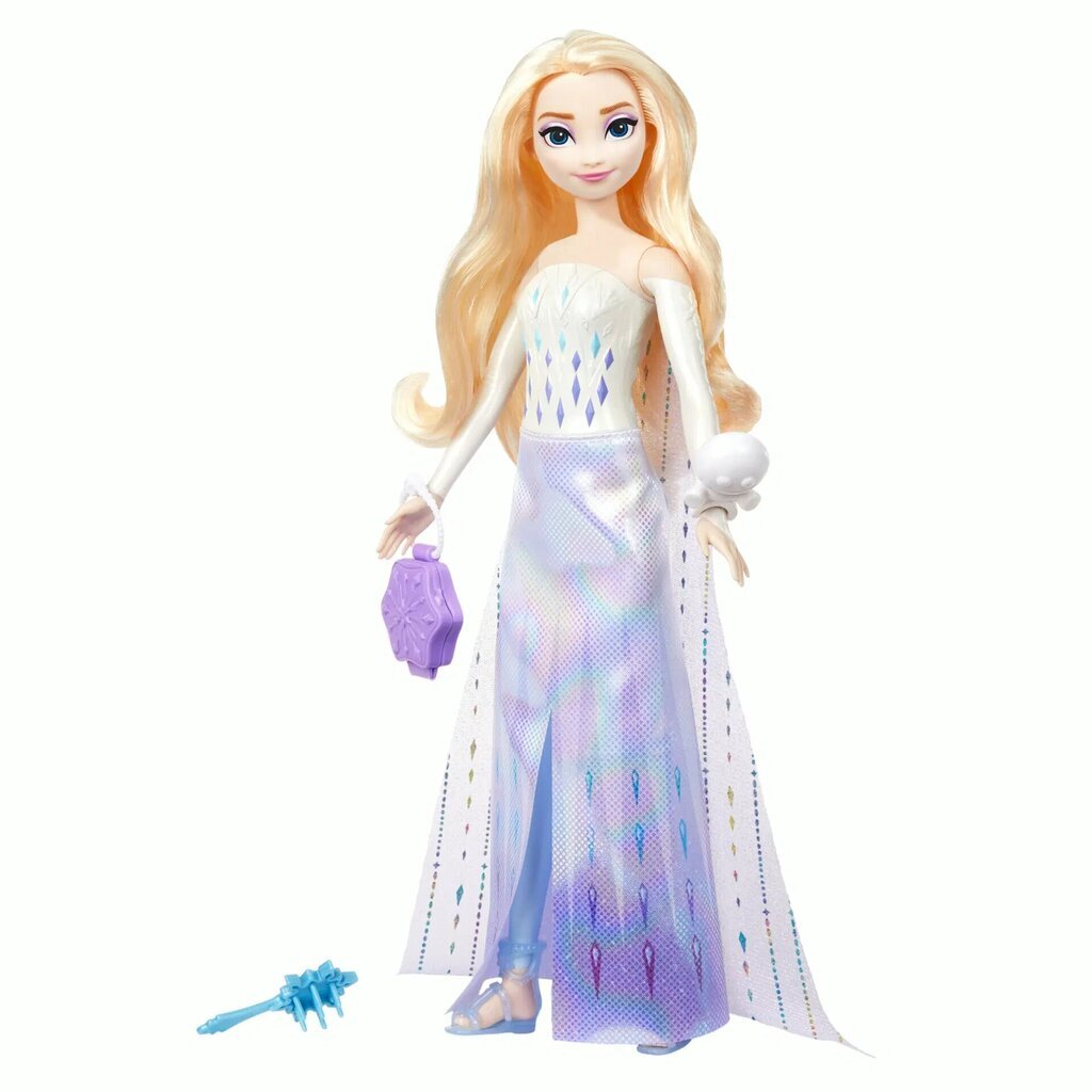 Nukke Disney Princess Spin Reveal Frozen Elza hinta ja tiedot | Tyttöjen lelut | hobbyhall.fi