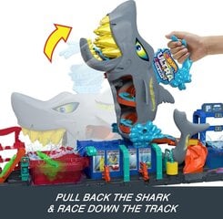 Wash Track Mattel Hot Wheels Shark hinta ja tiedot | Poikien lelut | hobbyhall.fi