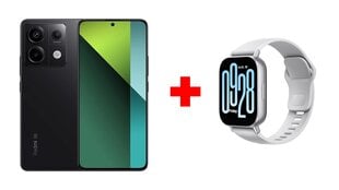 Xiaomi Redmi Note 13 Pro 5G 8/256GB Midnight Black + Xiaomi Redmi Watch 5 Active Matte Silver hinta ja tiedot | Matkapuhelimet | hobbyhall.fi