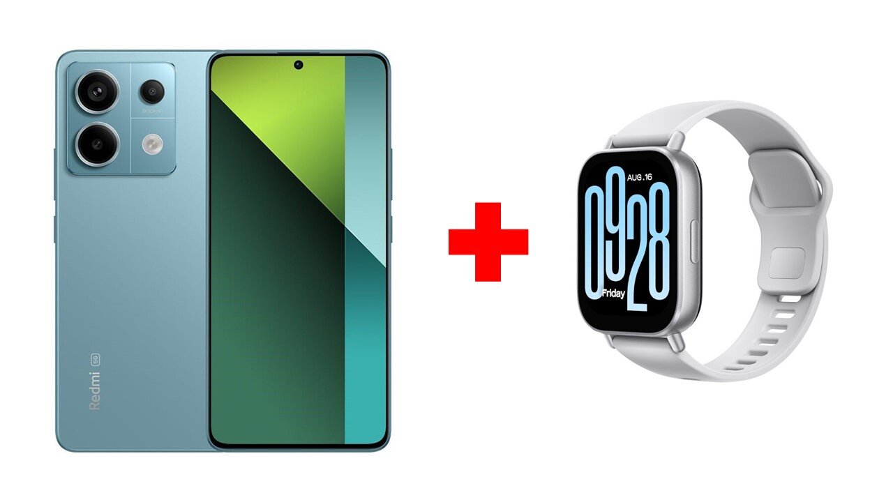 Xiaomi Redmi Note 13 Pro 5G 8/256GB Ocean Teal + Xiaomi Redmi Watch 5 Active Matte Silver hinta ja tiedot | Matkapuhelimet | hobbyhall.fi