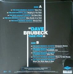 Take Five, Dave Brubeck Vinyl hinta ja tiedot | Vinyylilevyt, CD-levyt, DVD-levyt | hobbyhall.fi