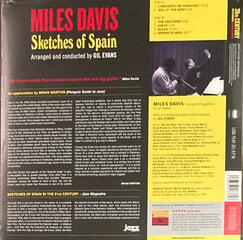 Vinyylilevy Miles Davis Sketches Of Spain hinta ja tiedot | Vinyylilevyt, CD-levyt, DVD-levyt | hobbyhall.fi