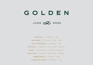 CD BTS Jungkook Golden hinta ja tiedot | Vinyylilevyt, CD-levyt, DVD-levyt | hobbyhall.fi