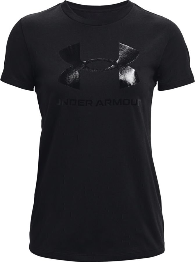 Naisten T-paita Under Armour, musta. hinta ja tiedot | Naisten T-paidat | hobbyhall.fi