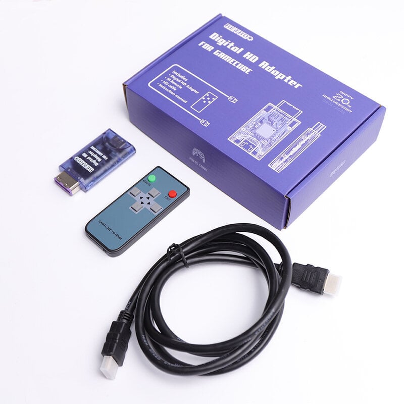 Retroplus Tech digitaalinen HDMI-sovitin Nintendo Gamecube HDMI-yhteensopivalle linjan kaksoiskappaleelle NGC-muunninkaapeleille Pelitarvikkeet hinta ja tiedot | Pelikonsolitarvikkeet | hobbyhall.fi