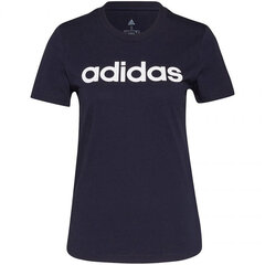 Naisten T-paita Adidas Essentials Slim Logo W H07833, sininen hinta ja tiedot | Naisten T-paidat | hobbyhall.fi