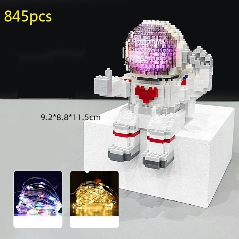 200-2880 kpl Mini Micro Rocket Rakennuspalikat Avaruus Kuu Satellite Astronaut Timanttitiilet Rakennuslelut lapsille Lahjat hinta ja tiedot | Palapelit | hobbyhall.fi