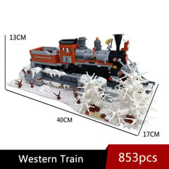 59007 Jiestar Moc Ideas Krokotiili Veturi Höyryjuna Tiili Raita Railway Express Malli Rakennuspalikat Lasten Lelut Lahja 669kpl hinta ja tiedot | Palapelit | hobbyhall.fi