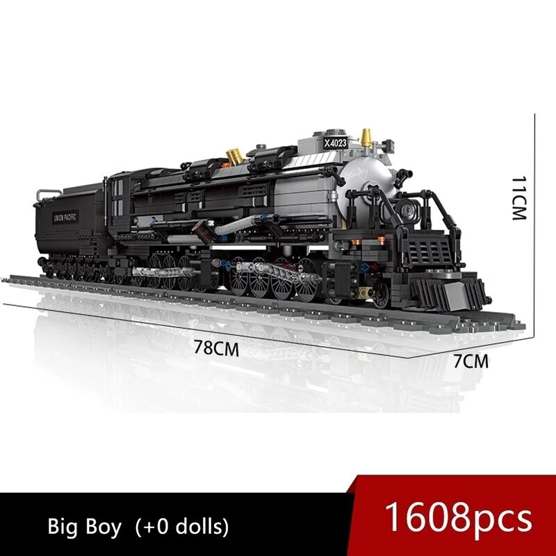 59007 Jiestar Moc Ideas Krokotiili Veturi Höyryjuna Tiili Raita Railway Express Malli Rakennuspalikat Lasten Lelut Lahja 669kpl hinta ja tiedot | Palapelit | hobbyhall.fi