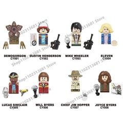 8 kpl/setti Mini Stranger Things Elokuvat Nuket Rakennuspalikat MOC Anime Toimintafiguurit Kokoa leluja lapsille Joululahjat hinta ja tiedot | Palapelit | hobbyhall.fi