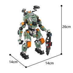 Buildmoc Creative Expert Mecha Game Titanfalls 2 BT-7274 Vanguard-luokan Titan Tekninen Robotti Rakennuspalikat Lastenlelut hinta ja tiedot | Palapelit | hobbyhall.fi