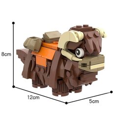 Buildmoc Star Movie Eläin Tatooine-Bantha Mudhorn Hirviökylä Malli Rakennuspalikat Lelut lapsille Lapset Lelu Lahjat Bantha hinta ja tiedot | Palapelit | hobbyhall.fi