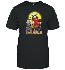 Snoopy With Charlie Brown And Friends Happy 2024 Halloween T-Shirt hinta ja tiedot | Miesten T-paidat | hobbyhall.fi