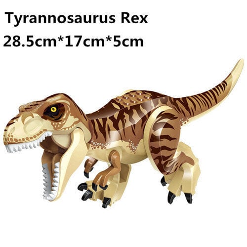 59 tyyppiä Big Size Jurassic World Park Dinosaurs Figuurit Tiilet Kokoa Rakennuspalikat Lelut Tyrannosaurus Rex Lapsille Lahja