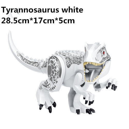 59 tyyppiä Big Size Jurassic World Park Dinosaurs Figuurit Tiilet Kokoa Rakennuspalikat Lelut Tyrannosaurus Rex Lapsille Lahja