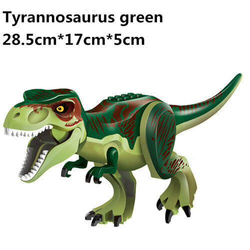 59 tyyppiä Big Size Jurassic World Park Dinosaurs Figuurit Tiilet Kokoa Rakennuspalikat Lelut Tyrannosaurus Rex Lapsille Lahja