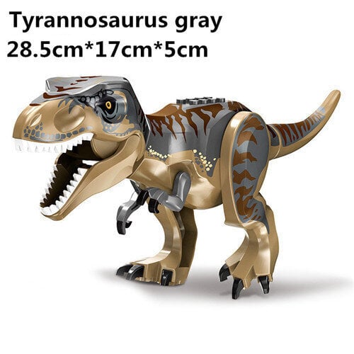 59 tyyppiä Big Size Jurassic World Park Dinosaurs Figuurit Tiilet Kokoa Rakennuspalikat Lelut Tyrannosaurus Rex Lapsille Lahja