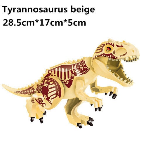 59 tyyppiä Big Size Jurassic World Park Dinosaurs Figuurit Tiilet Kokoa Rakennuspalikat Lelut Tyrannosaurus Rex Lapsille Lahja