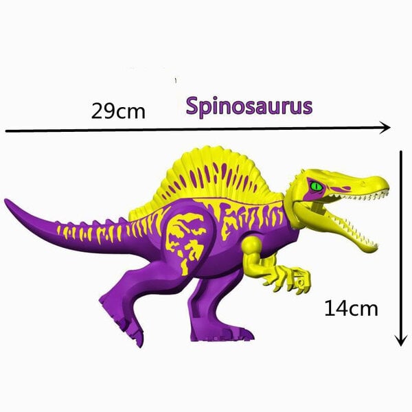 59 tyyppiä Big Size Jurassic World Park Dinosaurs Figuurit Tiilet Kokoa Rakennuspalikat Lelut Tyrannosaurus Rex Lapsille Lahja