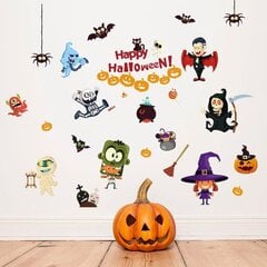 Irrotettavat Halloween-seinätarrat Lasi-ikkunatarrat hinta ja tiedot | Koristeet ja tarrat | hobbyhall.fi