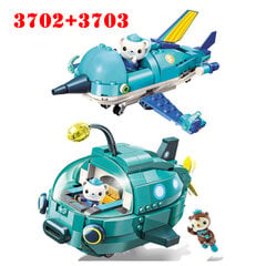 Anime Octonauts Mustekala Mustekala Barnacles Nuket Rakennuspalikat Tiilisarjat Klassiset sarjakuvamallilelut lapsille Lahja hinta ja tiedot | Palapelit | hobbyhall.fi