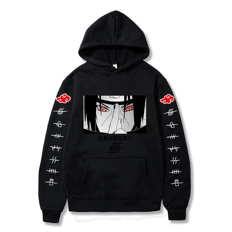 (XLmusta)Japanilainen anime Akatsuki Miesten huppari Pilvisymbolit Japanilaiset hupparit Streetwear Itachi Syksy Talvi SHRY hinta ja tiedot | Miesten neuleet ja villapaidat | hobbyhall.fi