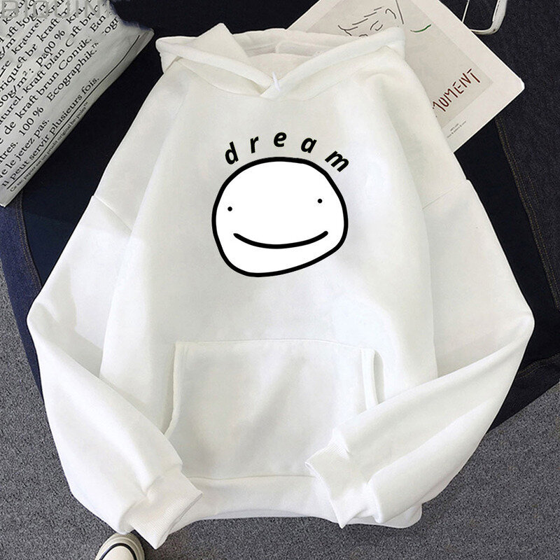 (Valkoinen)Dream Smp Huppari Anime Pullover Puserot Unisex Streetwear Miesten Puuvilla Punk Vaatteet Kevät/Talvi Harajuku Naiset Wram Musta 12 SHRY hinta ja tiedot | Miesten neuleet ja villapaidat | hobbyhall.fi