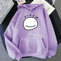 (Hieman violetti)Dream Smp Huppari Anime Pullover Puserot Unisex Streetwear Miesten Puuvilla Punk Vaatteet Kevät/Talvi Harajuku Naiset Wram Musta 12 SHRY hinta ja tiedot | Miesten neuleet ja villapaidat | hobbyhall.fi