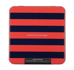 Tommy Hilfiger miesten sukat 4 paria lahjapakkaus, tummansininen 39-42 907170851 hinta ja tiedot | Miesten sukat | hobbyhall.fi