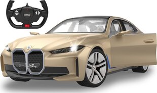 Rastar BMW i4 Concept radio-ohjattava auto, kullanvärinen hinta ja tiedot | Poikien lelut | hobbyhall.fi