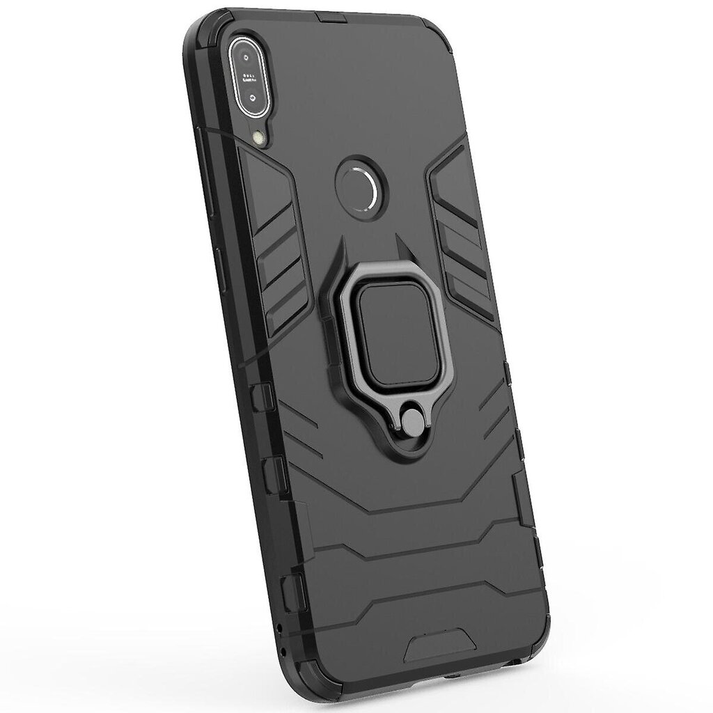 Cool Armor Guard Ring Holder Kickstand PC TPU hybridi matkapuhelinkotelo Asus ZenFone Max Pro (M1) ZB602KL hinta ja tiedot | Puhelimen kuoret ja kotelot | hobbyhall.fi