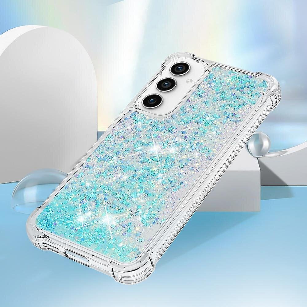 Samsung Galaxy S23 Fe Sparkle Liquid -puhelinkotelolle Pehmeä TPU iskunkestävä suojakuori hinta ja tiedot | Puhelimen kuoret ja kotelot | hobbyhall.fi