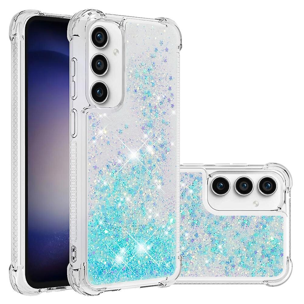 Samsung Galaxy S23 Fe Sparkle Liquid -puhelinkotelolle Pehmeä TPU iskunkestävä suojakuori hinta ja tiedot | Puhelimen kuoret ja kotelot | hobbyhall.fi