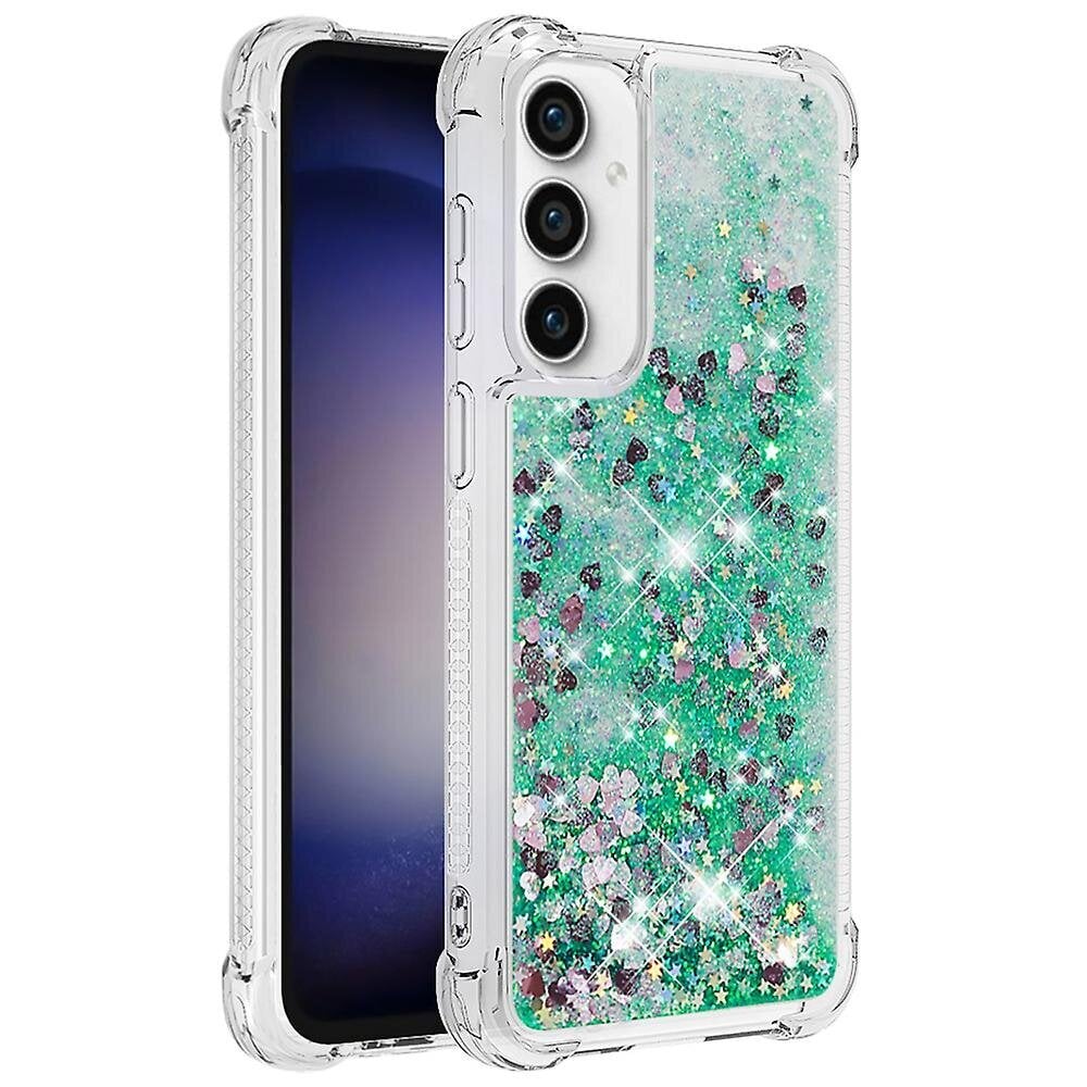 Samsung Galaxy S23 Fe Sparkle Liquid -puhelinkotelolle Pehmeä TPU iskunkestävä suojakuori hinta ja tiedot | Puhelimen kuoret ja kotelot | hobbyhall.fi