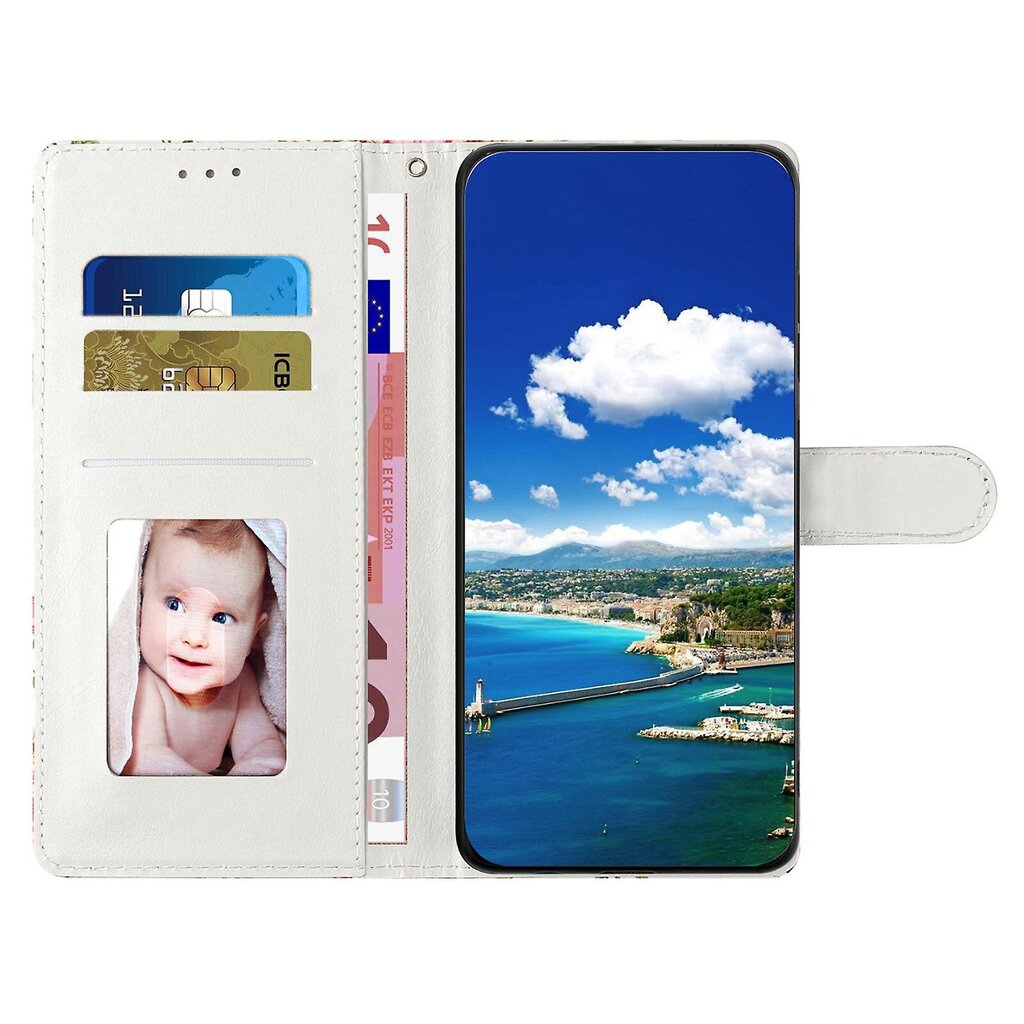 Samsung Galaxy S23 Fe Case Lompakko Pu Nahka 3D-kuviotulostus puhelimen kansi hinta ja tiedot | Puhelimen kuoret ja kotelot | hobbyhall.fi