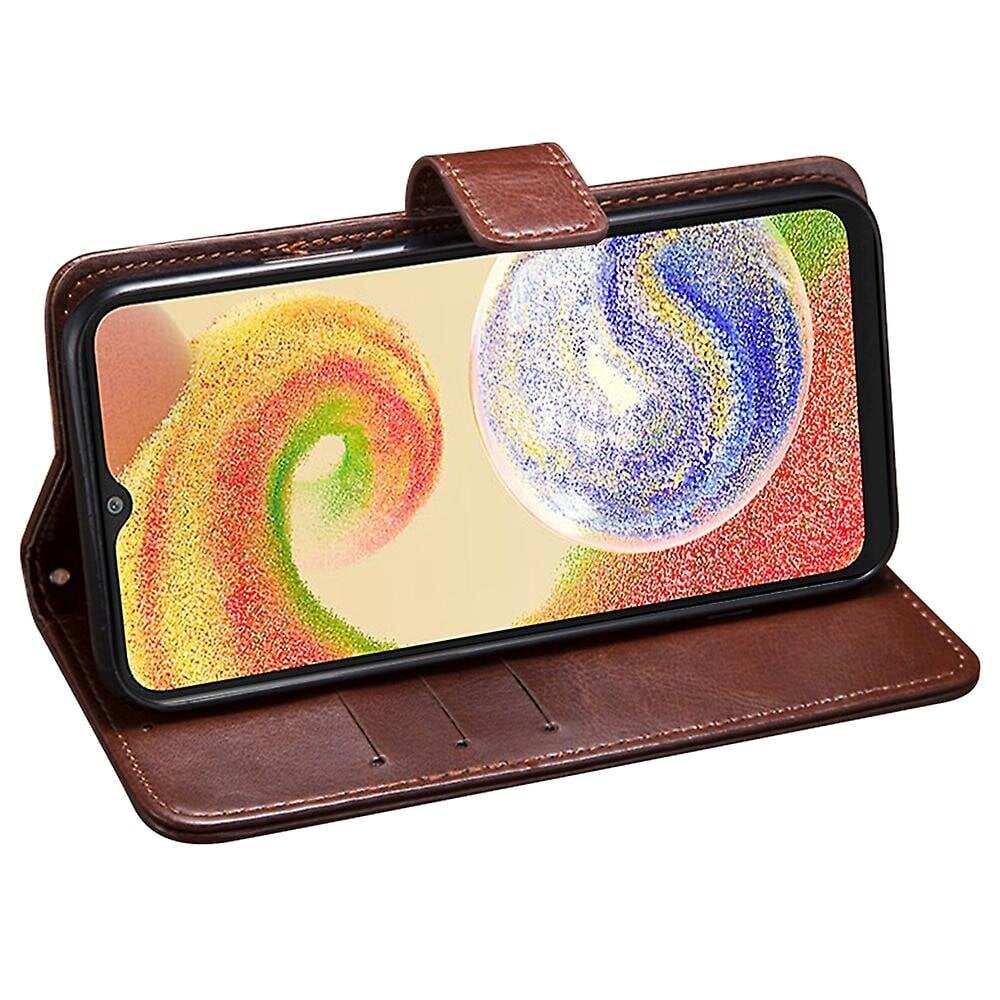 Samsung Galaxy A15 5G Case Crazy Horse Texture -nahkaiselle lompakkosuojalle hinta ja tiedot | Puhelimen kuoret ja kotelot | hobbyhall.fi