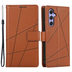 Samsung Galaxy A55 5G Wallet Case Line -puhelimen painettu nahkakuori hinta ja tiedot | Puhelimen kuoret ja kotelot | hobbyhall.fi