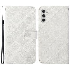 Samsung Galaxy A25 5G (Global) (161,0 x 76,5 x 8,3 mm) lompakkokotelolle, nahkaa + etnistä TPU-suojusta hinta ja tiedot | Puhelimen kuoret ja kotelot | hobbyhall.fi