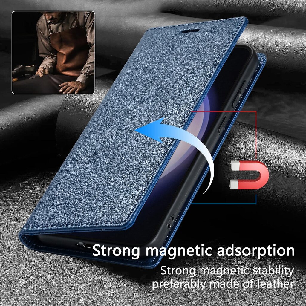 BKS-001 Xiaomi Redmi Note 12 4G magneettikuorelle PU-nahka + TPU-lompakkotelineen puhelimen suoja hinta ja tiedot | Puhelimen kuoret ja kotelot | hobbyhall.fi