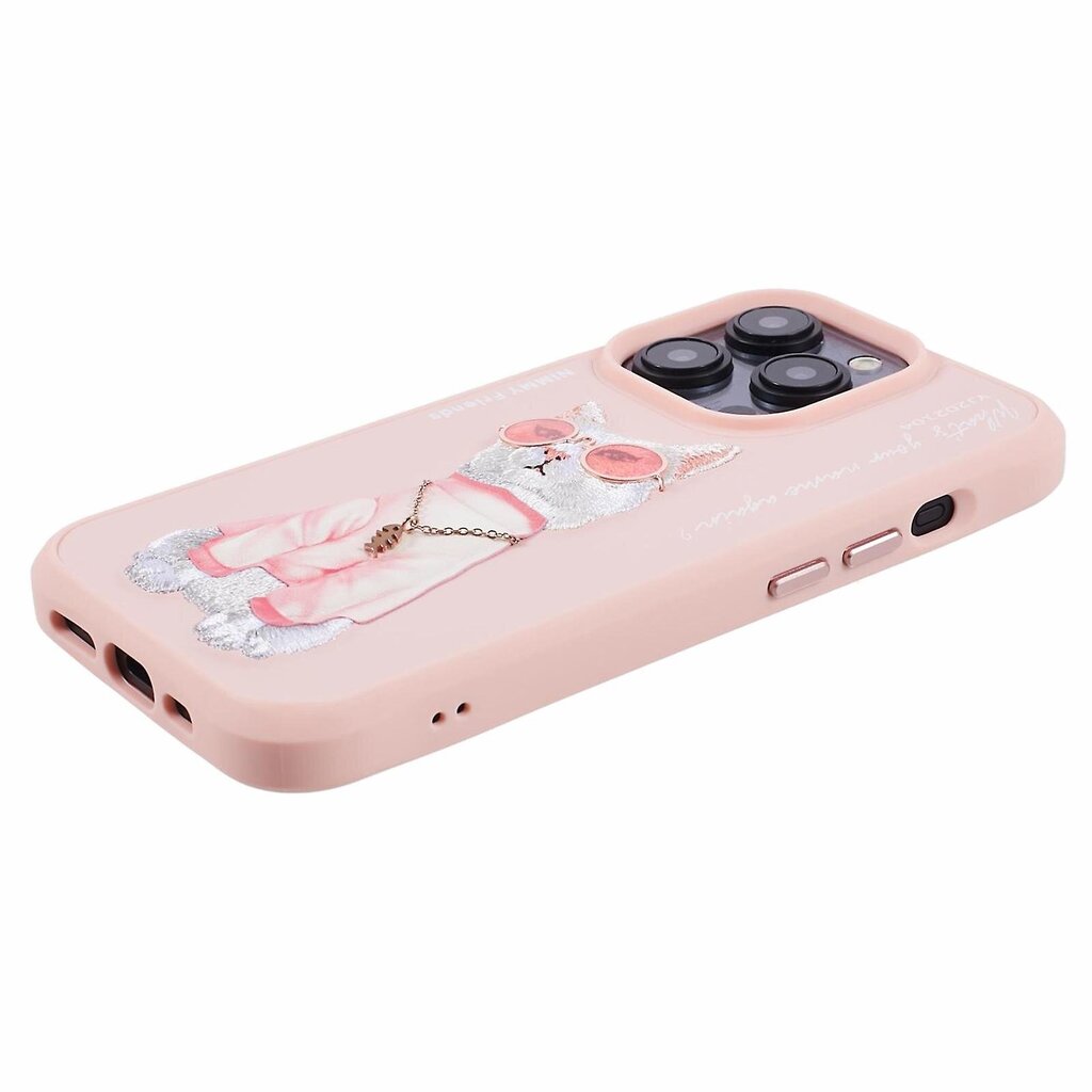 NIMMY Glasses Pet -sarja iPhone 15 Pro Max -kuorelle, kirjontaeläinkuvioinen puhelimen kansi hinta ja tiedot | Puhelimen kuoret ja kotelot | hobbyhall.fi