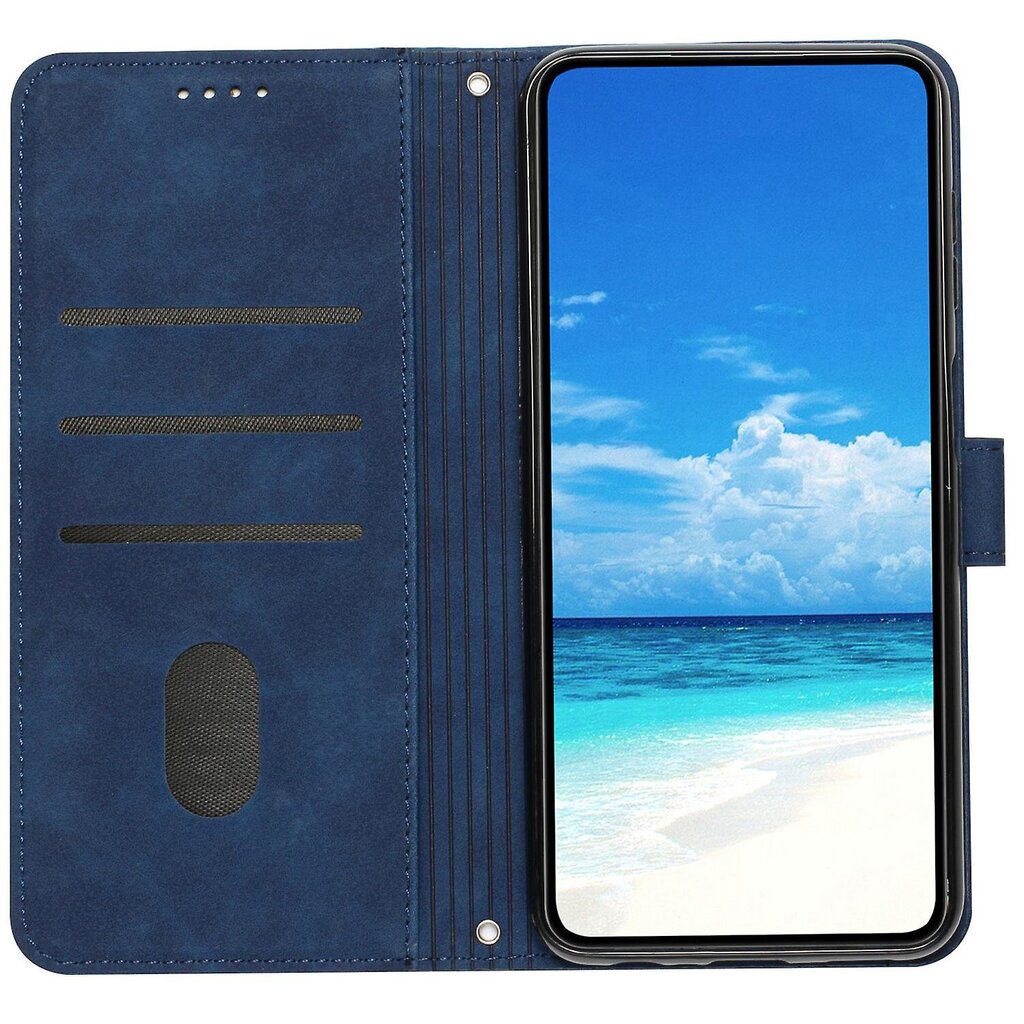 Samsung Galaxy A55 5G magneettiselle puhelinkotelolle Skin-touch PU-nahkainen lompakonsuoja hinta ja tiedot | Puhelimen kuoret ja kotelot | hobbyhall.fi