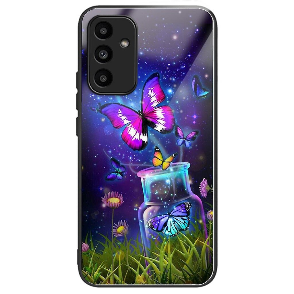 Samsung Galaxy A15 4G/A15 5G kotelolle TPU+karkaistu lasi, kuviotulostus takakuori hinta ja tiedot | Puhelimen kuoret ja kotelot | hobbyhall.fi